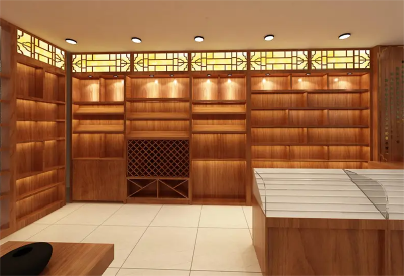 烟酒展柜 (2)